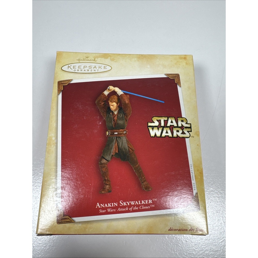 Hallmark Keepsake Star Wars Anakin Skywalker Attack of the Clones Ornament 2004